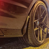 Aero Republic Audi A4 S4 RS4 B9 B9.5 Carbon Fiber Arch Guards Mud Flaps Front & Rear Package - Performance SpeedShop